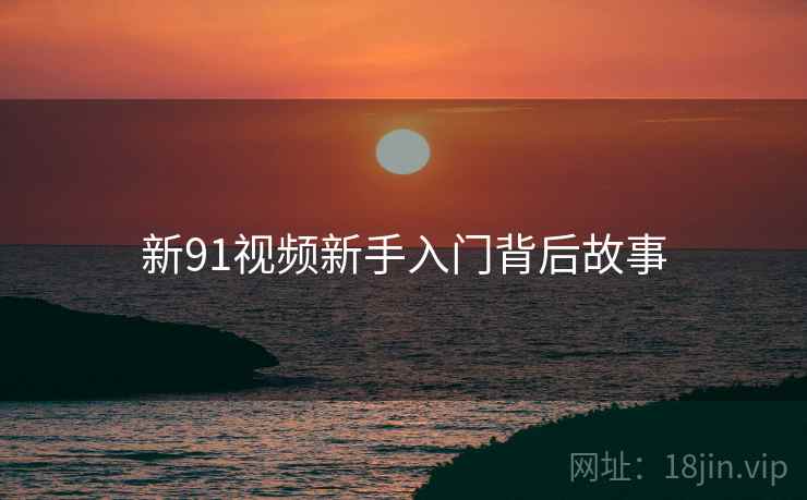 新91视频新手入门背后故事